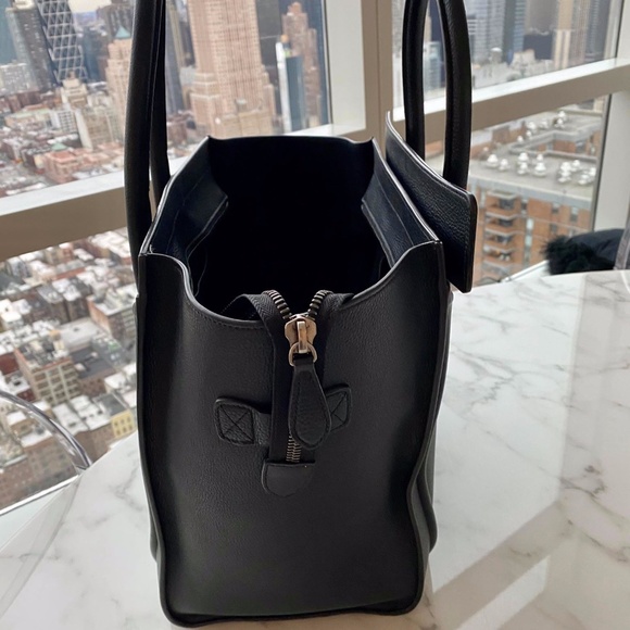 MINI LUGGAGE HANDBAG IN DRUMMED CALFSKIN - Picture 4 of 5